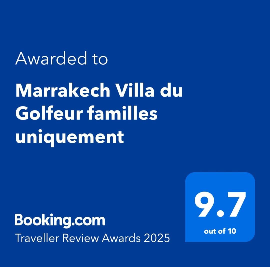 Marrakech Villa Du Golfeur Familles Uniquement Marrakesh Exterior photo